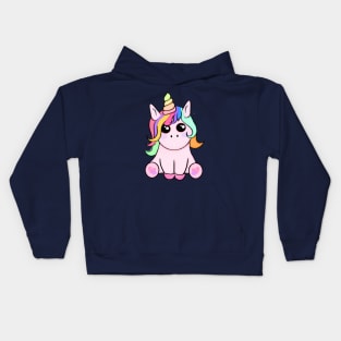 Pretty Pink Unicorn Kids Hoodie